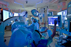 Equipe m�dica realiza cirurgia endovascular em um paciente no centro cir�rgico do Hospital Israelita Albert Einstein, em S�o Paulo