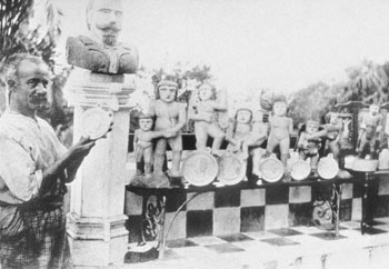 Trabalhos do paciente Jo&atilde;o Gramiche (Col&ocirc;nia de S&atilde;o Bento)