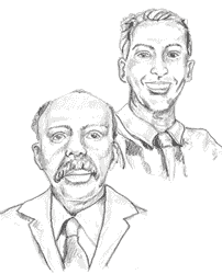 Wilson Simpl&iacute;cio e Oswaldo Santos