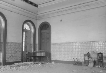 Sala de música - degradação